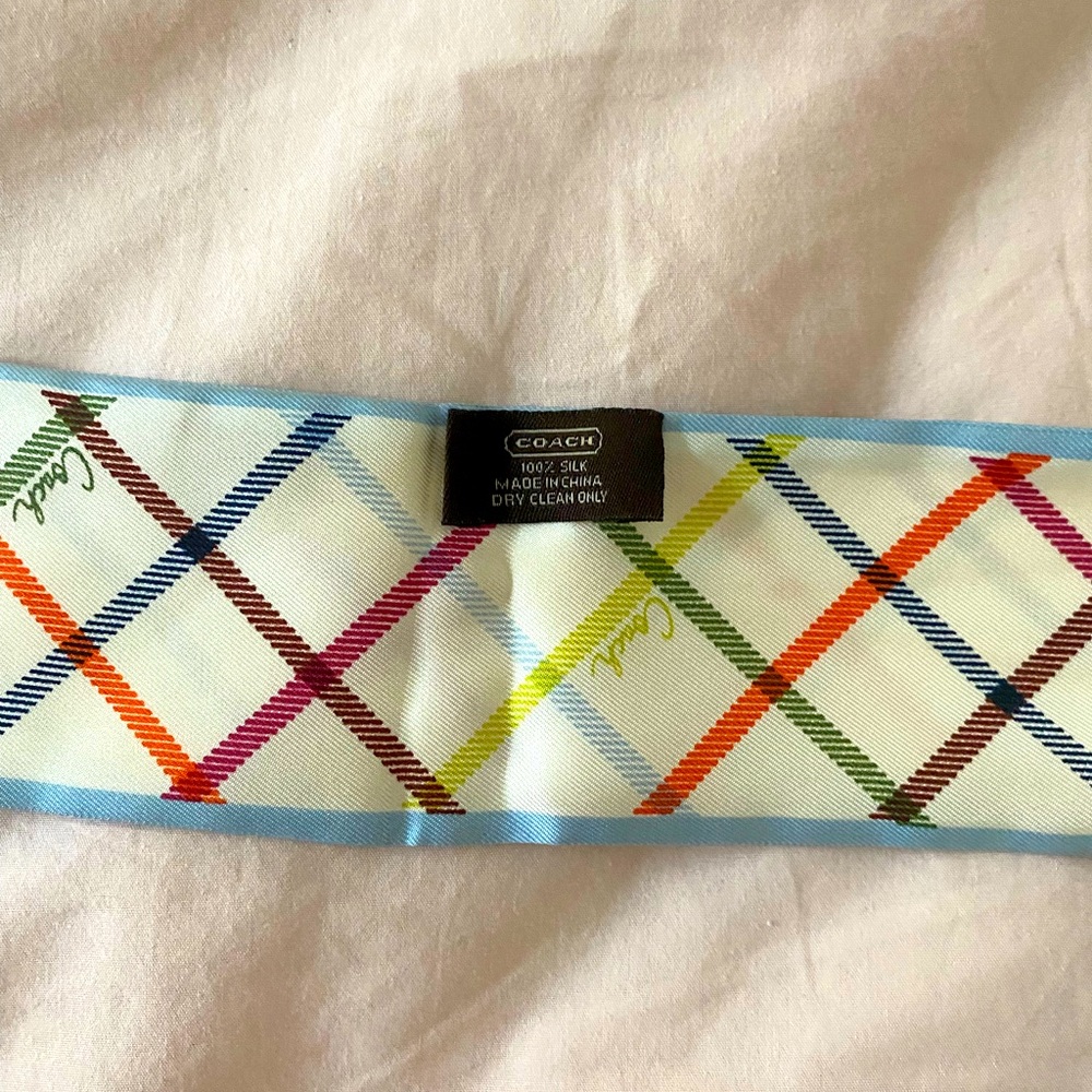 Coach Ladies Silk Neck Scarf